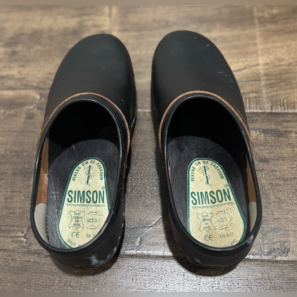 Simson Black Clogs - Picture 4 of 8
